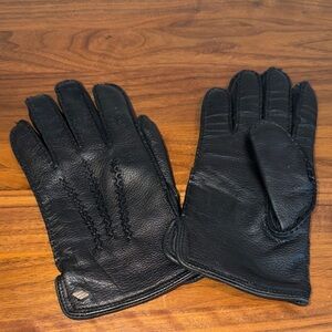 Joseph Abboud Black Leather Men's Gloves.  Size S